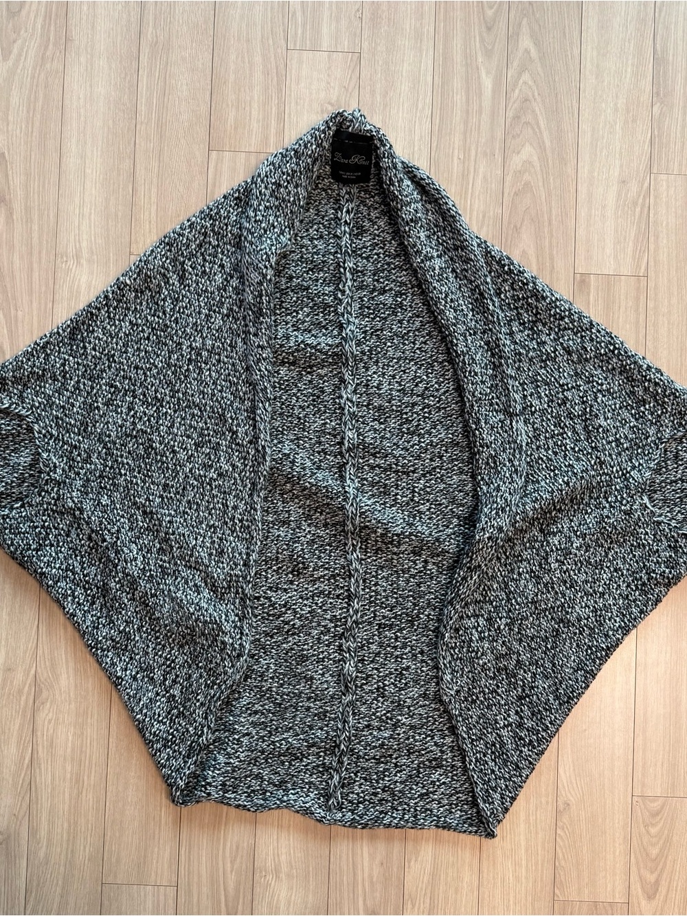 Zara long poncho like sweater size M